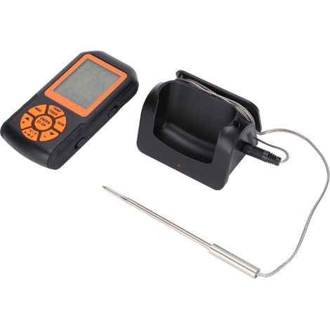Thermomètre de Cuisson Sans Fil avec 2 Probes pour Viande, Four et Barbecue