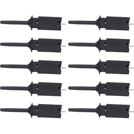 Clips à crochet de Test SMD IC, 10 pièces, Mini sonde de cavalier, analyseur logique, Kit d'expérimentation électronique pour des tests de circuits précis (1/5)