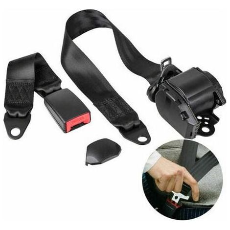 Cintura di sicurezza per auto regolabile a 3 punti Cintura di sicurezza per auto telescopica automatica universale per go-kart club golf cart veicolo camion