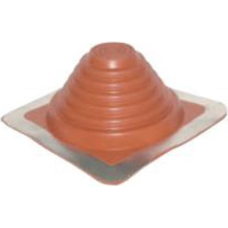 Pipeco N°4 alta temperatura 225°C Uscita tetto ETANCO - Rosso - Ø75 a 125 - 188141