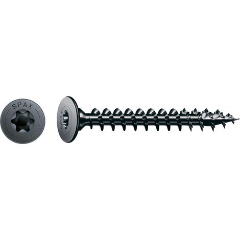 SPAX Flachrückwandkopf für Rückwände, 3,5 x 30 mm, 300 Stück, Vollgewinde, Rückwandkopf, 4CUT, WIROX - 0151040350303 (1/5)