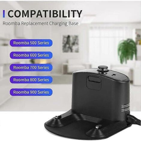 NALOOKAMIC Station de charge pour iRobot Roomba Sweeter E5 E6 I1 I3 I4 I6 I7 I8 - Pièces de rechange pour chargeur - Prise australienne