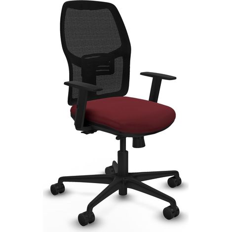 Chaise de bureau piqueras y crespo Alfera noir accoudoirs ajustable (1/2)