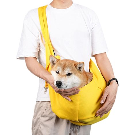 de transport pour chien Sac de transport mains libres charpe (1/5)
