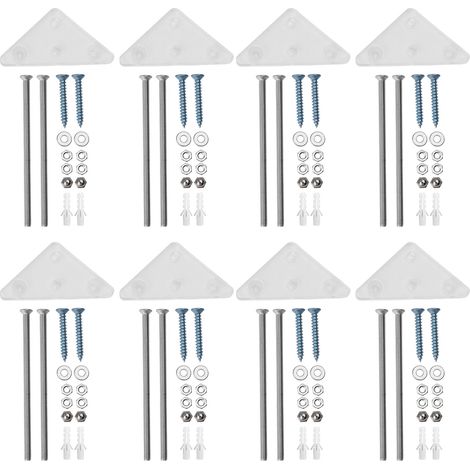 8 packs support mural skateboard acrylique – Rack présentation stockage suspension horizontal et vertical, sport (1/5)