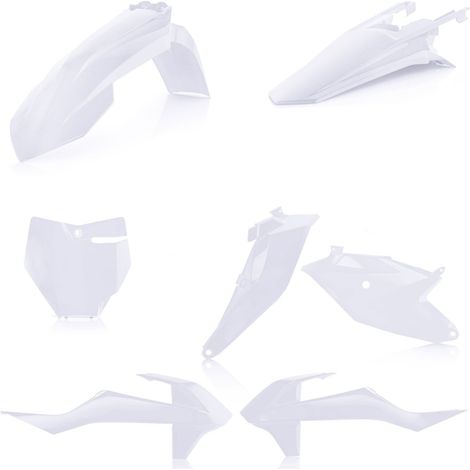 Kit Plastique Cycra 5 Elements GAS GAS MC 85 21 BLANC