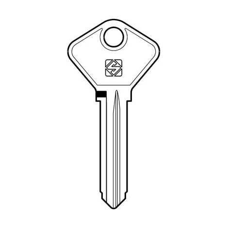 CHIAVE AUTO SAFE GIOBERT AF3A SILCA - ACCIAIO NICHELATO- 10 pezzi