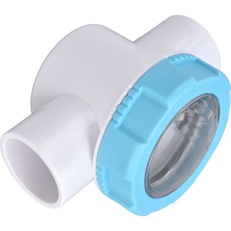 Clapet anti-retour 50 mm 2 voies G1 1/2 pour tuyau d'arrosage avec miroir transparent, compatible avec les filtres de piscine. (1/5)