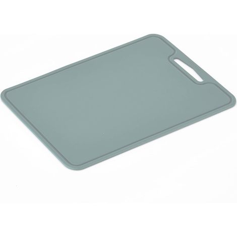 Tapis de découpe en silicone flexible et épais de qualité supérieure, sans BPA, sans danger pour les couteaux, non toxique, antidérapant, passe au lave-vaisselle, gain de place, poignée facile à prend (1/5)