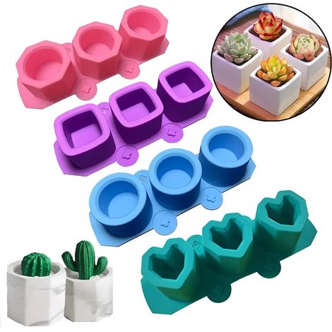 Pots de fleurs succulentes pour animaux, jolis pots P (1/5)
