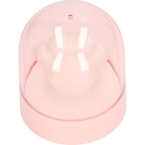 Veilleuse mignonne en forme de patte de chat, rechargeable par USB, avec musique et lumière douce, rose. (1/5)