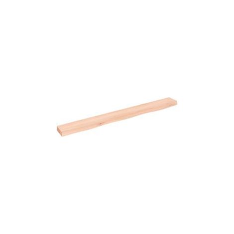 Étagère murale 100x10x4 bois de chêne massif non traité