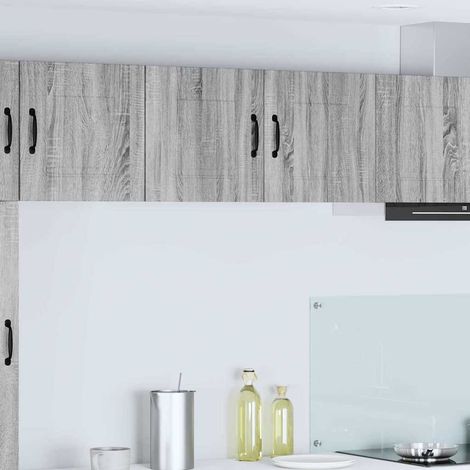 vidaXL Pannello lavastoviglie Kalmar Grigio Sonoma 80 x 31 x 40 cm
