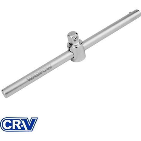Barre T coulissante de 1/2" Cr-V chromée 250 mm WADFOW