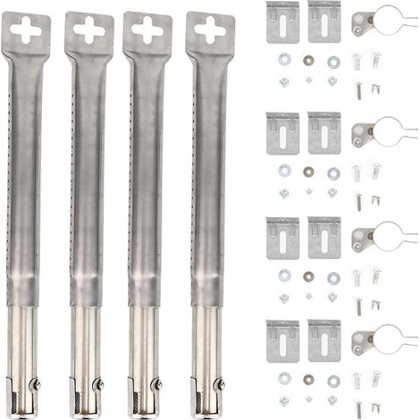 Brûleurs télescopiques en acier inoxydable, 4 pièces, pièces de rechange pour barbecue Brinkmann