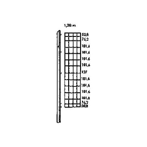 Grillage soudé plastifié M75 - Vert - 1.20 x 25 m