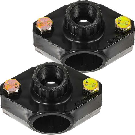 Raccord de tuyau d'arrosage en plastique avec vanne à selle pour alimentation en eau (lot de 5) en polypropylène (1/5)