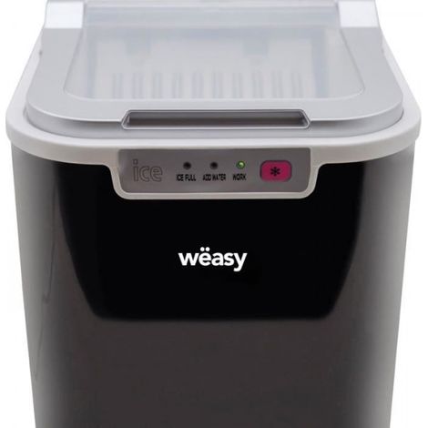 Machine a Glaçon WEASY - KW12 - Jusqu'a 12 kg de glaçons par jour - 7 a 12 minutes de production - Noir (1/4)