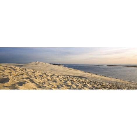 Tableau sur toile dune du Pilat 45x135 cm - Impression sur Toile Murale Décorative - Image imprimée en HD sur Toile - Toile sur Châssis en Bois FSC - Fabriqué en France (1/4)