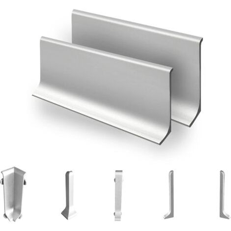 Plinthe en aluminium KWS608 100% aluminium Longueur: 190 cm Hauteur: 80 mm (1/5)