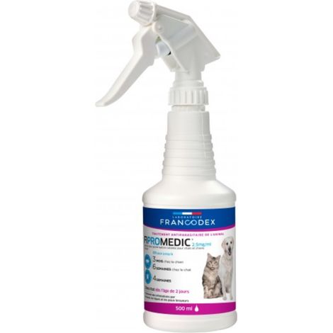 Spray antiparasitaire Fipromedic 500 ml pour chat et chien - Francodex (1/5)