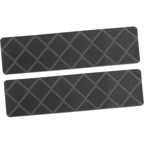 Tapis Antidérapant pour Marches D'escalier en Polyester Doux et Confortable, Autocollant, 4 Pièces, Adapté pour Escaliers en Bois Intérieur et Extérieur, Coupe Facile (1/5)