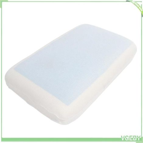 Oreiller en gel mousse à mémoire de forme - FAFEICY - Gel Mémoire - Couche de refroidissement - 58x37x12 cm - Taie amovible (1/5)