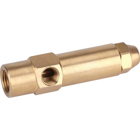 Buse de brûleur à fioul lourd/diesel en laiton massif, diamètre d'alésage 2,0 mm (1/5)