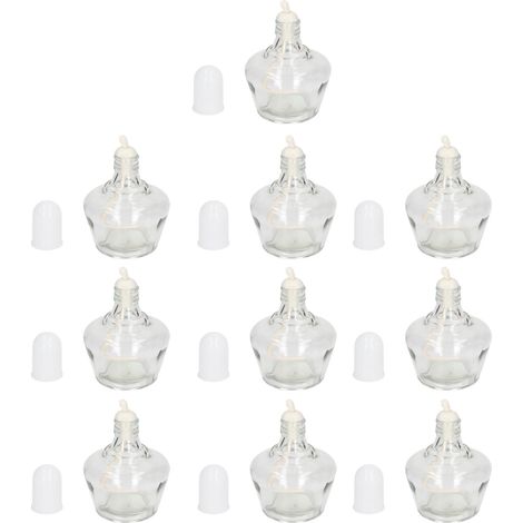 10 flacons en verre borosilicate 150mL pour expériences chimiques, bouteilles de lampe à brûleur réutilisables lot de 10 (1/5)