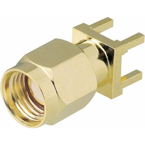 BKL Electronic 0419021 0419021 Connettore SMA reverse Spina verticale 50 Ω 1 pz.