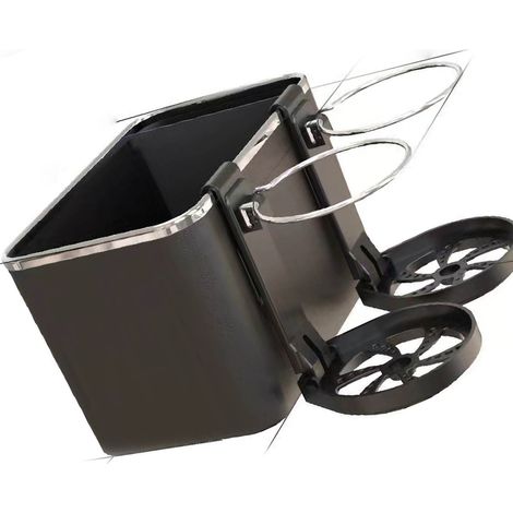 Console auto organisateur multifonction avec accoudoir, porte-gobelet et rangement latéral - Boîte de stockage noire pour voiture, accessoire intérieur pratique (1/4)
