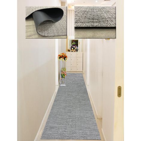 Tapis en Vinyle tressé, 70 x 100 cm - Tapis en Vinyle - Tapis extérieur - Tapis de Cuisine - Tapis Vinyle Cuisine - Tapis Salon - Tapis d'entrée (1/5)