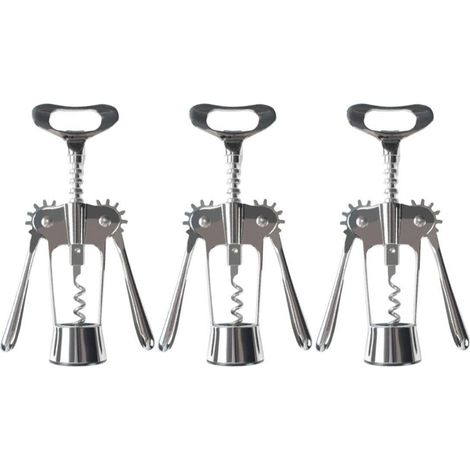 Ensemble de 3 tire-bouchons pour ouvrir facilement les bouteilles de vin (4,83/6) (1/5)