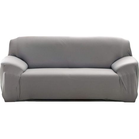 Housse de canapé extensible 4 places avec accoudoirs – Revêtement en polyester et élasthanne – Ajustement sécurisé – Taille 205-250 cm