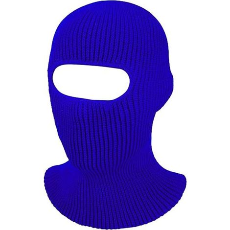 Cagoule Intégrale Tricotée Masque de Visage de Ski 1 Trou