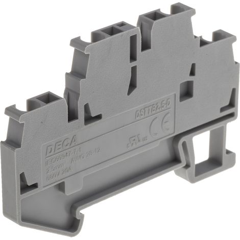 Bloc de jonction à deux étages RS PRO, 2.5mm², Gris ( Prix pour 1 ) (1/2)