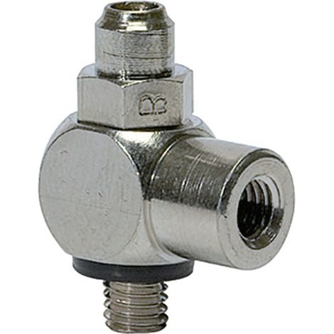 Riegler Drosselventil, Drosselung beidseitig (B), G 3/8 IG, G 3/8 (1/4)