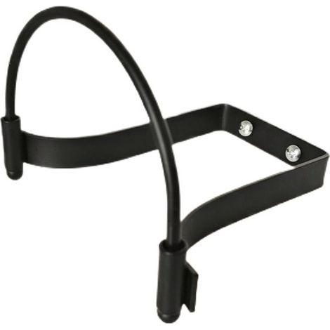 Einteiliger, wandmontierter Halter aus Metall für Cowboyhüte mit breiter Krempe (1/5)