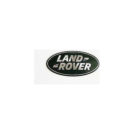 Vert/chrome Land Rover Calandre Bonnet Badge Emblème Bonnet Coffre Arrière Hayon Badge (45x85 Mm)