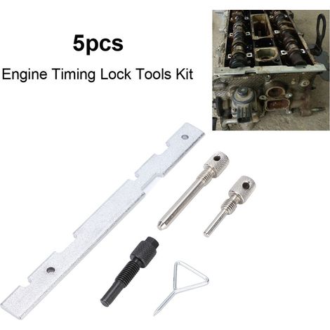 Kit d'outils de calage de distribution moteur 5 pièces pour Ford et Mazda Fi (1/5)