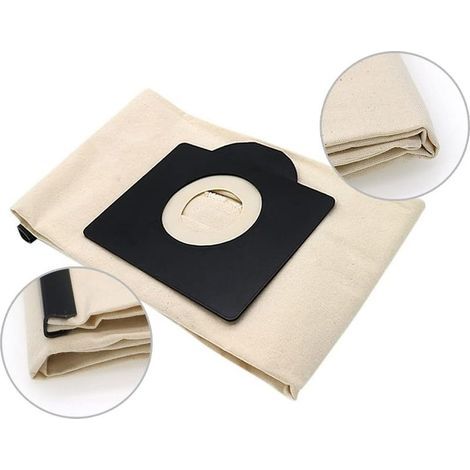 2 pièces de rechange sac à poussière de tissu lavable pour Karcher WD3 MV3 SE4001 A2299 K2201 FK2150 accessoires pour aspirateur (1/4)
