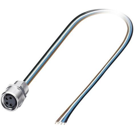 Câble d'actionneur Phoenix Contact 4 conducteurs , M12 Femelle, 500mm ( Prix pour 1 ) (1/4)