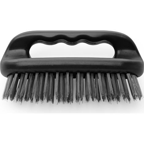 Cepillo para barbacoa, corto, con cerdas de acero, 150x55 mm - Hendi 525562 (1/3)
