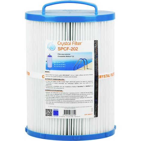 Filtre Crystal Filter® SPCF-202 v2 - Compatible Weltico® C2 (1/5)