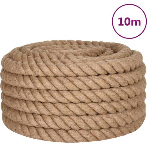 Maison Exclusive - Juteseil 10 m Länge 40 mm Stärke