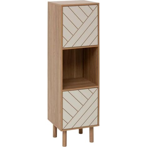 Etagère 3 Cases "Mix'n'Match" 115cm Marron (1/3)
