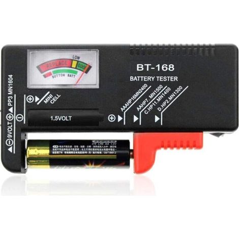 BT168 Battery Tester - Universal Battery Checker for AAA C D 9V 1.5V Terminals - Fei Yu (1/5)