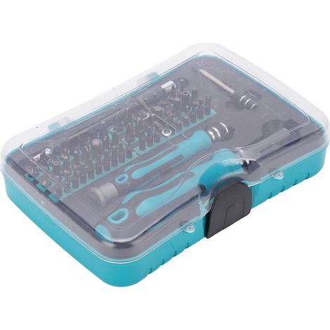 Coffret de tournevis à cliquet 57 pièces avec poignée pour clé à douille, coffret d'outils manuel 21815 (1/5)