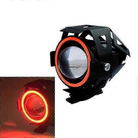 Phare de moto LED U7 125W avec point topographique et faisceau de route (1/5)