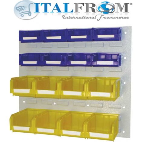 2 Pezzi Pannello Pensile in Metallo PB45 Vuoto per Contenitori KeyBox (1/2)